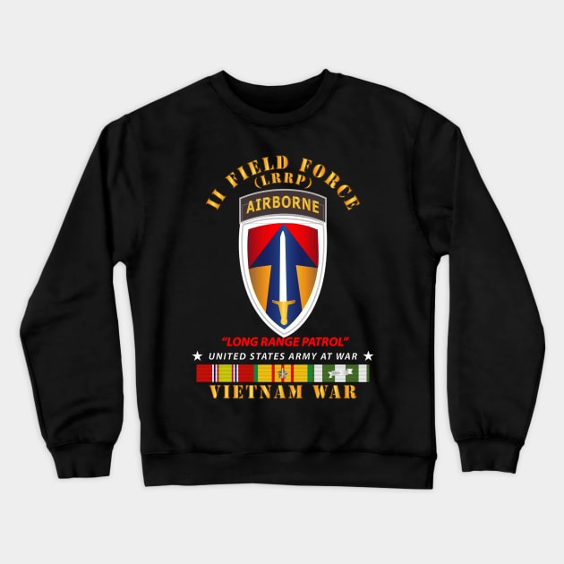 II Field Force - Airborne Tab - LRP - Vietnam w VN SVC Crewneck Sweatshirt by twix123844